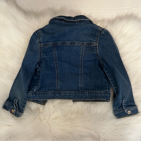 Crazy 8 Jean Jacket Denim Coat Girls 4T - Picture 4 of 4